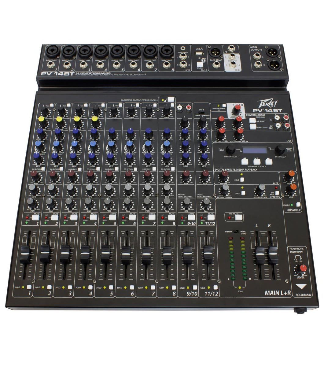 Peavey Compact 14 Channel Mixer with Bluetooth