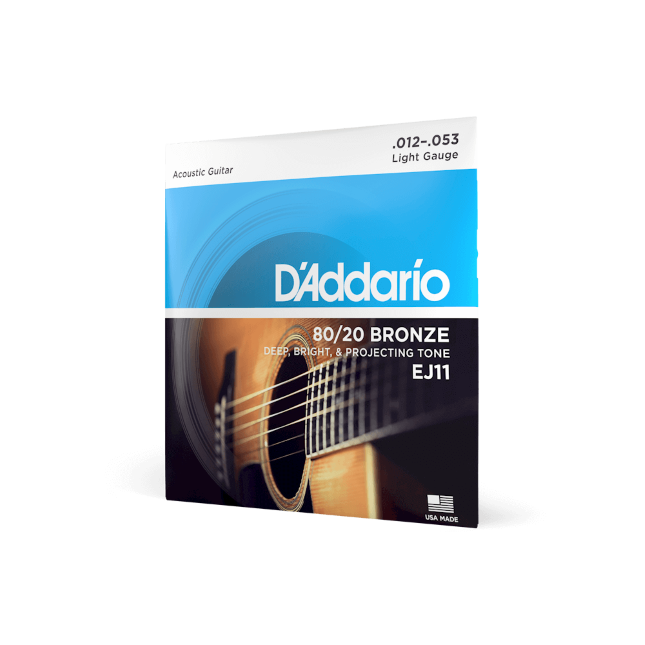D'Addario Bronze Acoustic Guitar .012-.053