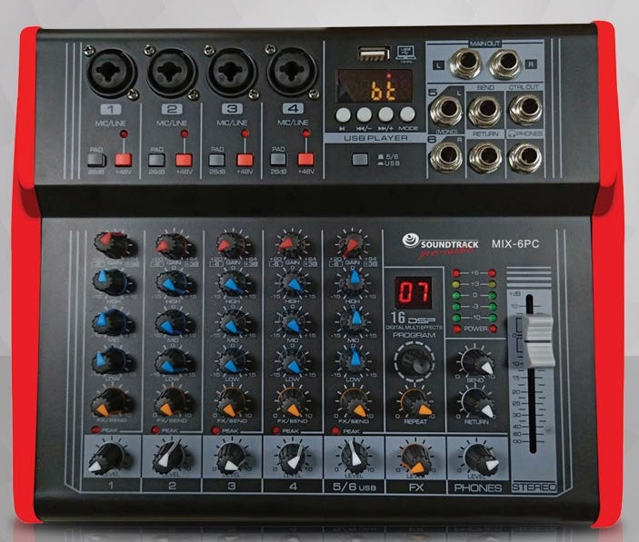 Soundtrack 6ch Powered Mixer