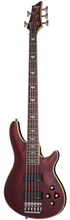 Cargar imagen en el visor de la galería, Schecter Omen Extreme-5 Bass Guitar Black Cherry
